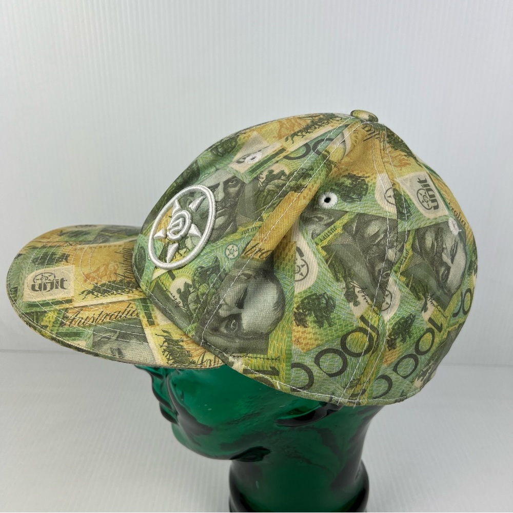 Unit $100 Graphic Hat Large or 7 3/8 Green - Picture 2 of 6